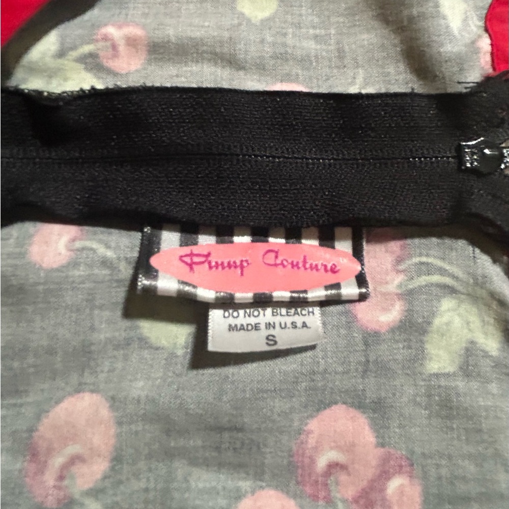 Pinup Couture Heidi Swing Dress Cherry Print Rockabilly - Picture 4 of 5